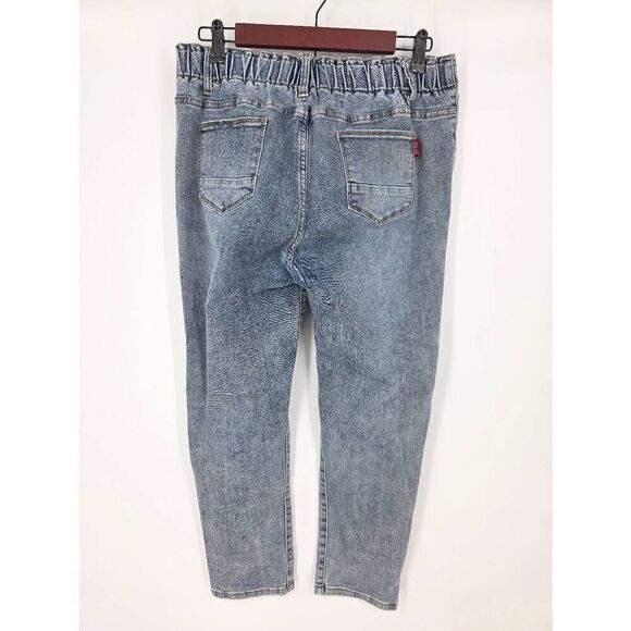 MO-BO Women's Vintage paper‎ bag waist Jeans Size XL - Picture 3 of 4
